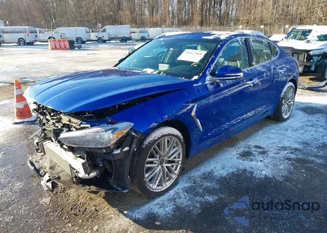 2021 Genesis G70 2.0T Awd из США, поврежденный, VIN KMTG64LA9MU076048